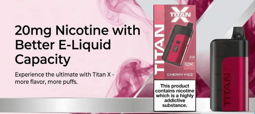 20mg Nicotine with Better E-Liquid Capacity