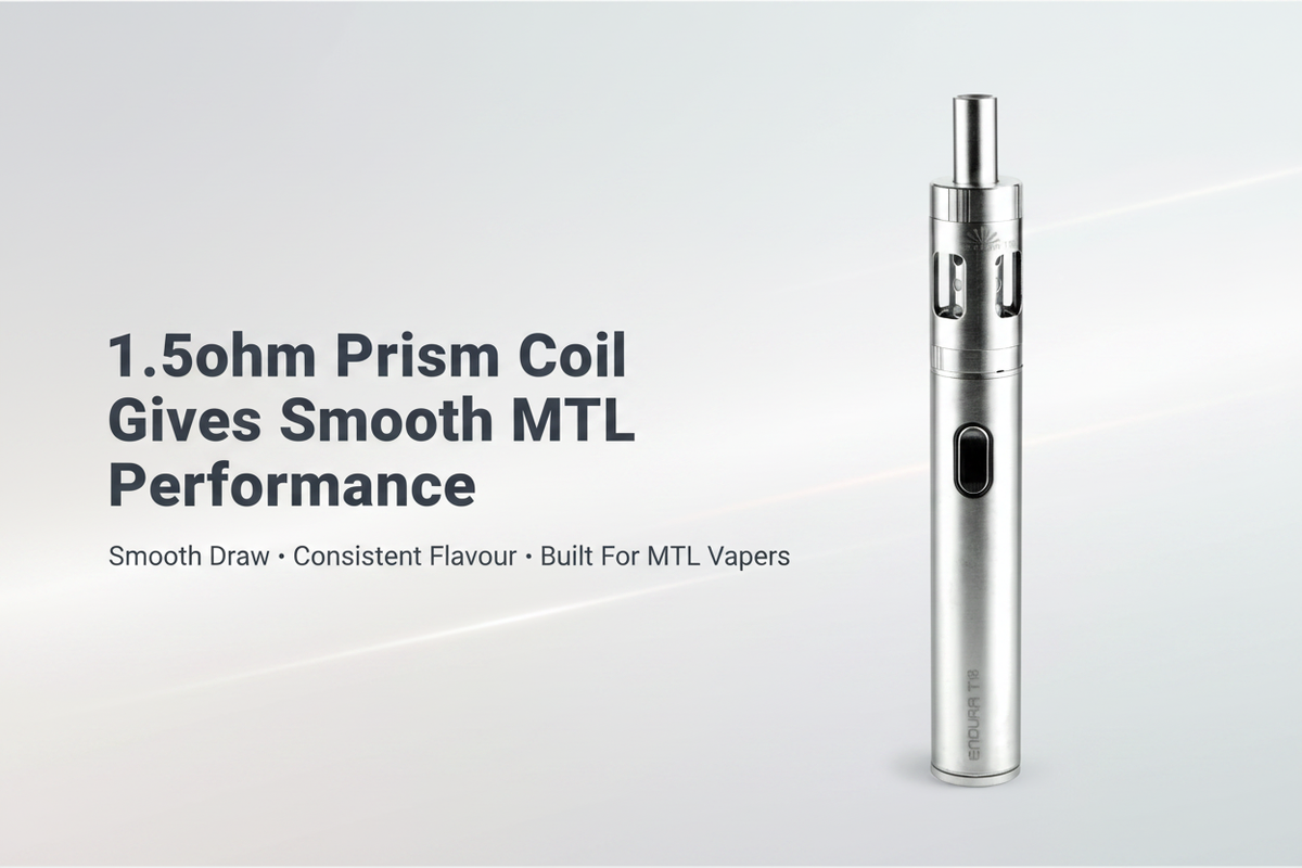 1.5ohm Prism Coil Gives Smooth MTL Performance