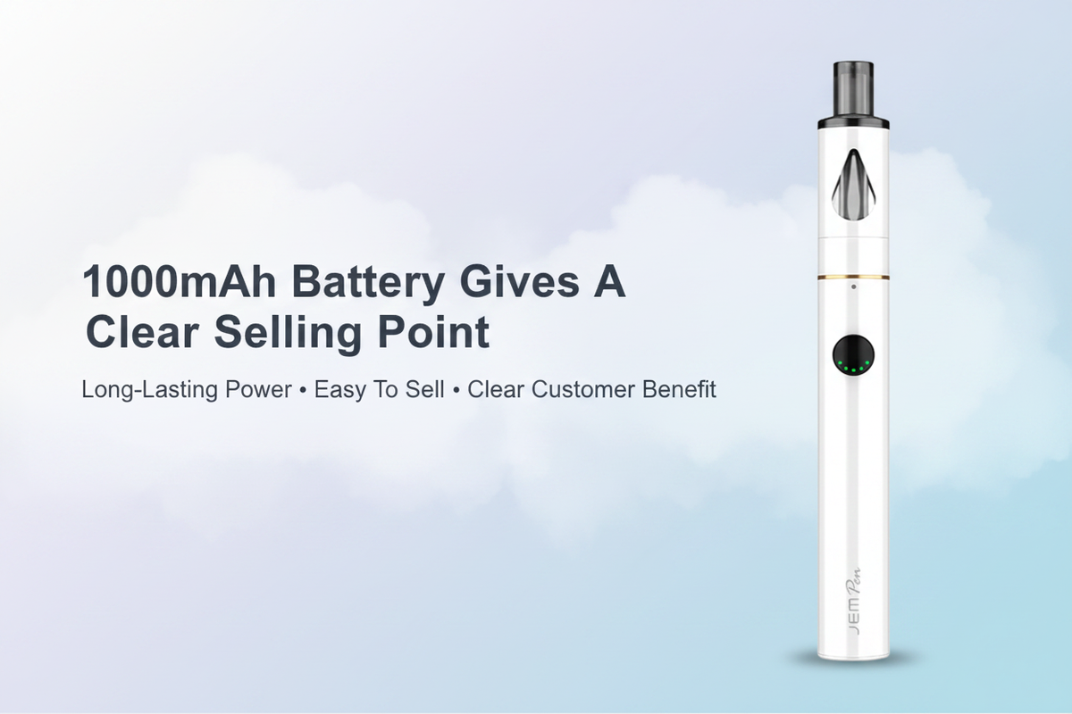 1000mAh Battery Gives A Clear Selling Point