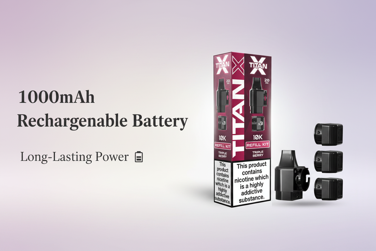 1000mAh Rechargeable Battery