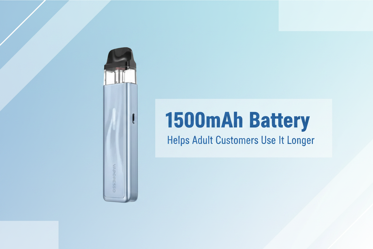 1500mAh Battery Helps Adult Customers Use It Longer
