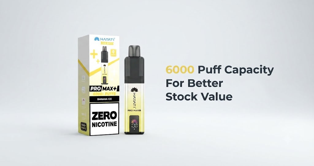 6000 Puff Capacity For Better Stock Value