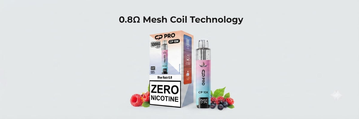 0.8Ω Mesh Coil Technology