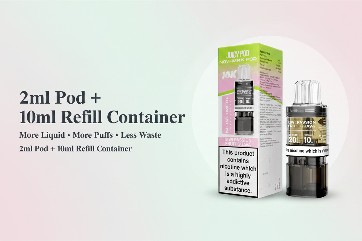 2ml Pod Plus 10ml Refill Container