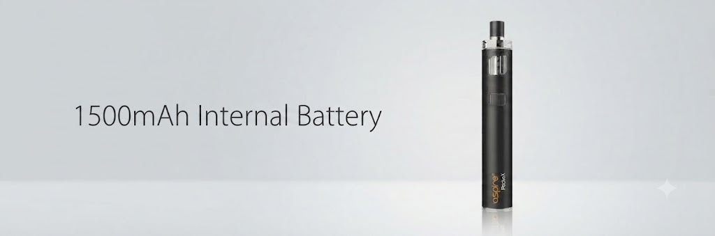 1500mAh Internal Battery