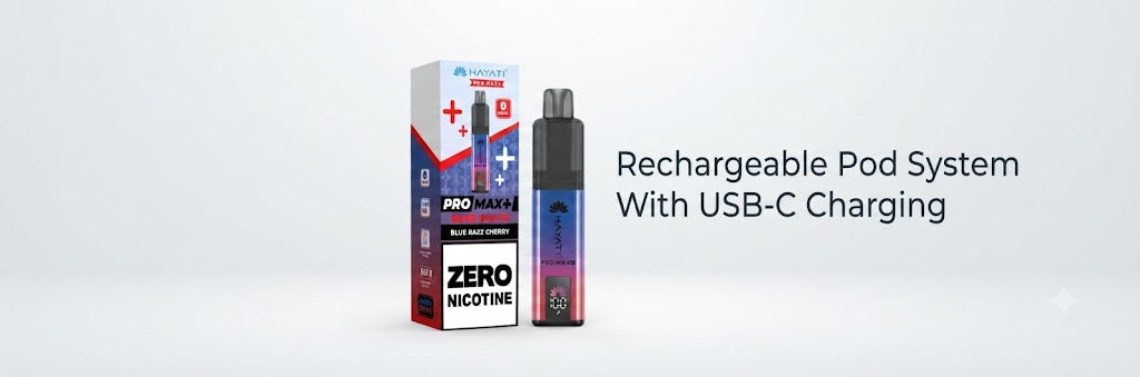 Rechargeable Pod System With USB-C Charging
