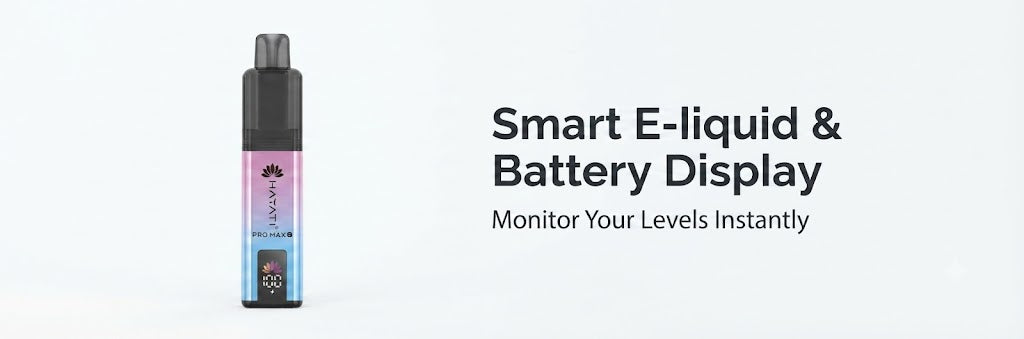 Smart E-liquid & Battery Display