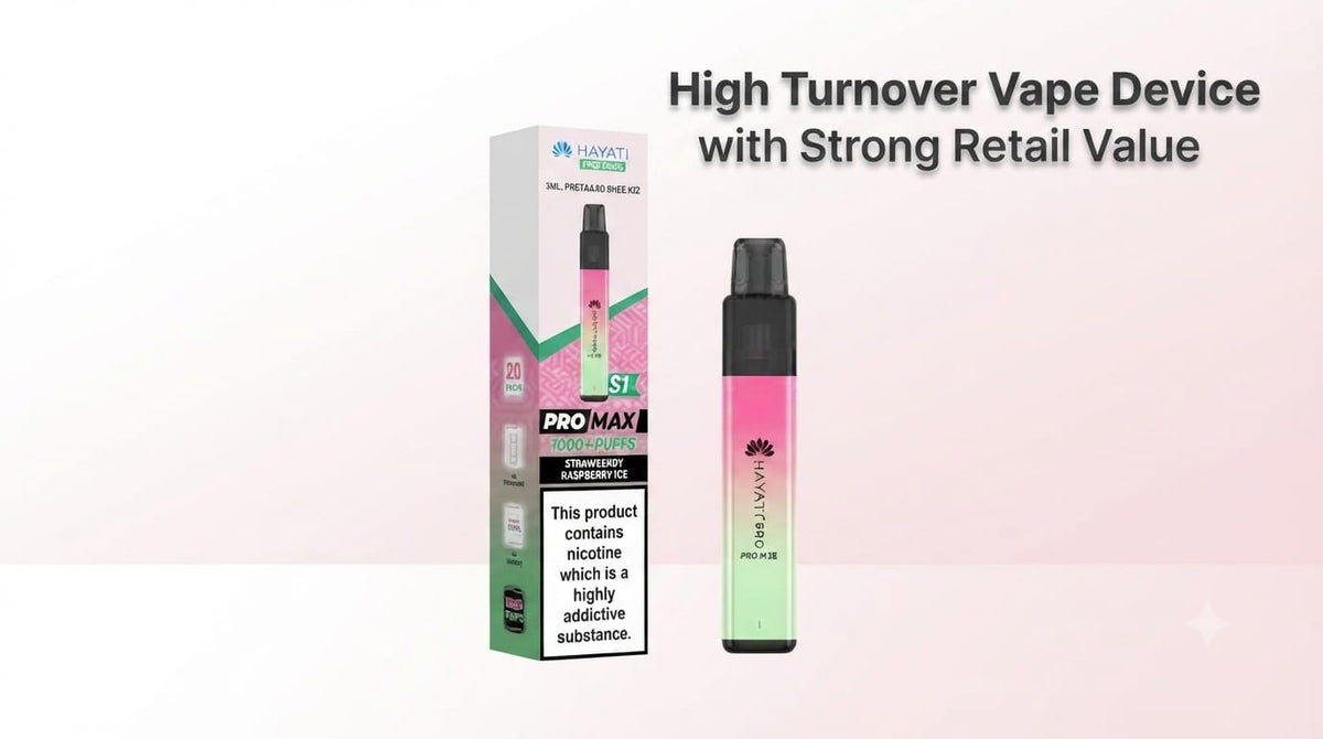 High Turnover Vape Device with Strong Retail Value