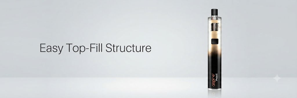 Easy Top-Fill Structure