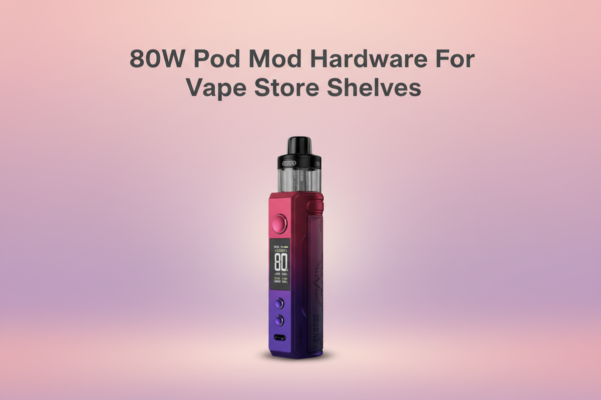 80W Pod Mod Hardware For Vape Store Shelves