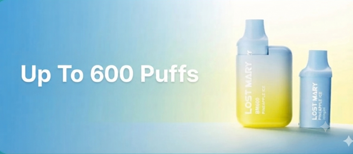 Up To 600 Puffs
