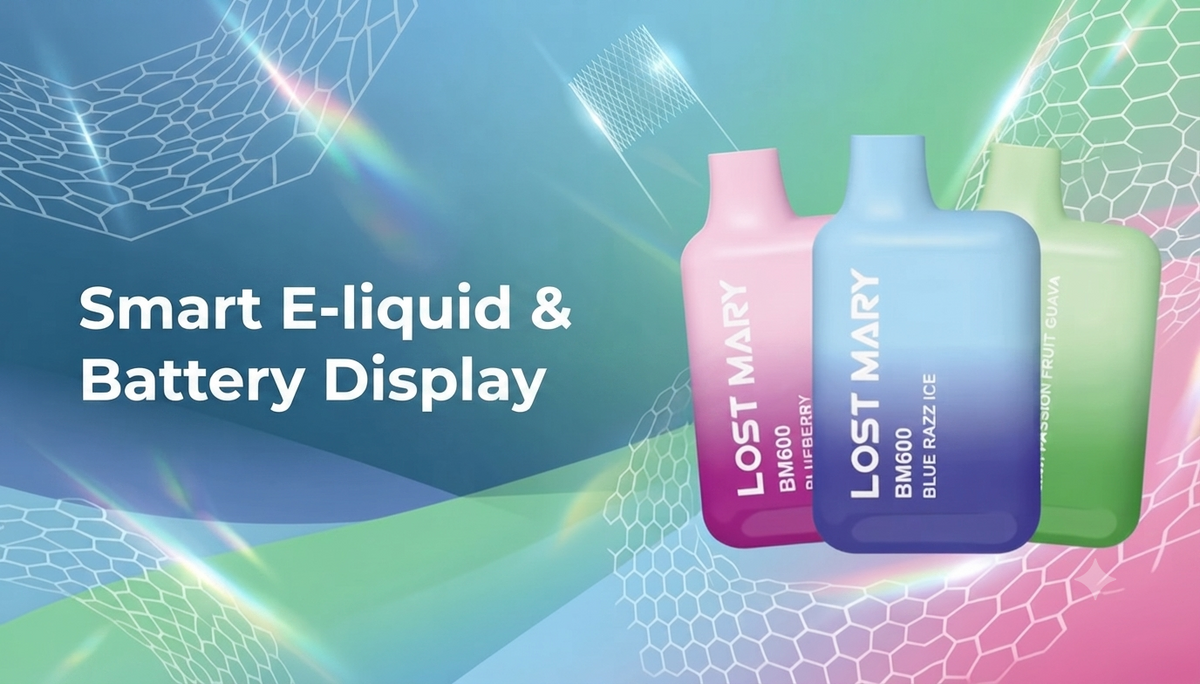 Smart E-liquid & Battery Display