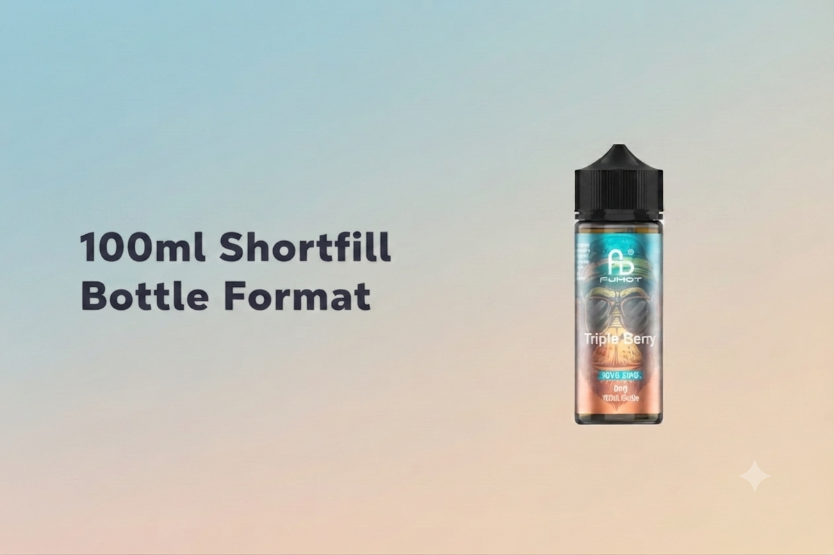 100ml Shortfill Bottle Format