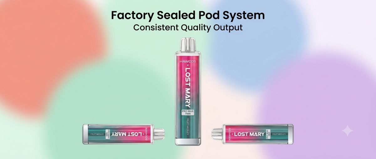 Factory Sealed Pod System with Consistent Quality Output