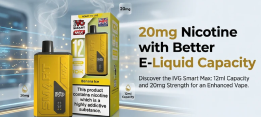20mg Nicotine with Better E-Liquid Capacity
