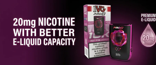 20mg Nicotine with Better E-Liquid Capacity