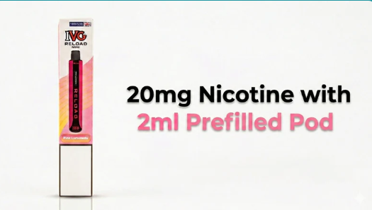 20mg Nicotine with 2ml Prefilled Pod