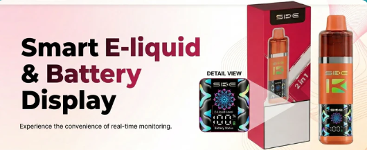 Smart E-liquid & Battery Display