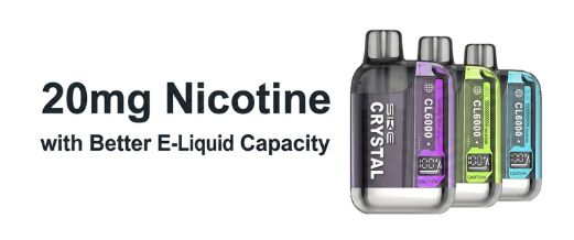 20mg Nicotine with Better E-Liquid Capacity