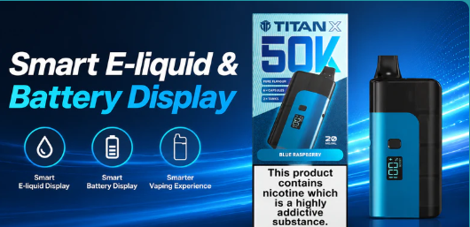 Smart E-liquid & Battery Display