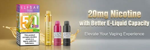 20mg Nicotine with Better E-Liquid Capacity