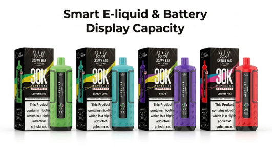 Smart E-liquid & Battery Display