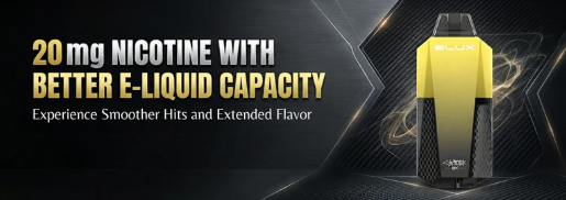 20mg Nicotine with Better E-Liquid Capacity