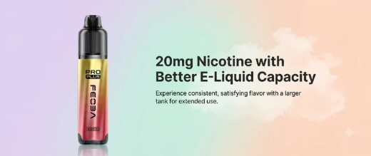 20mg Nicotine with Better E-Liquid Capacity