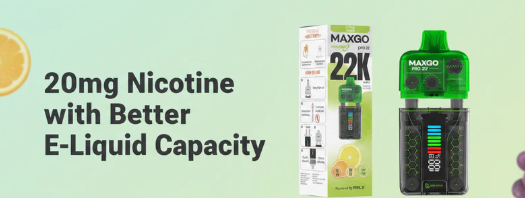 20mg Nicotine with Better E-Liquid Capacity