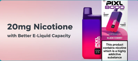 20mg Nicotine with Better E-Liquid Capacity