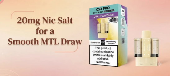 20mg Nic Salt for a Smooth MTL Draw