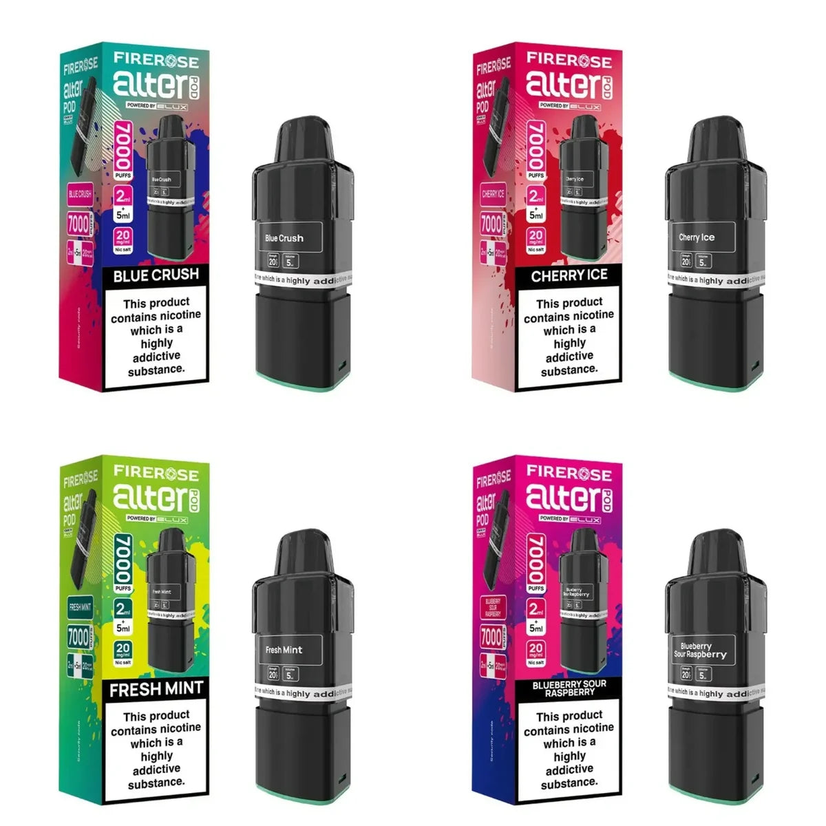 Available Premium Flavours