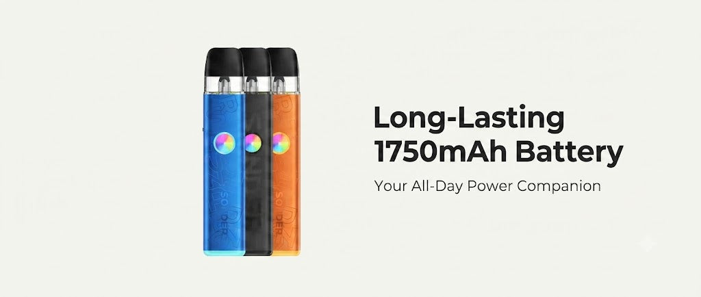 Long-Lasting 1750mAh Battery