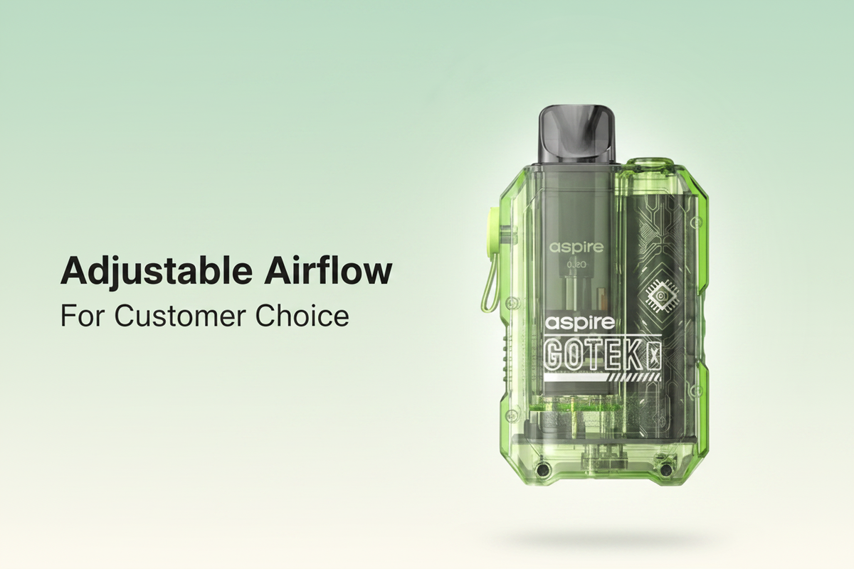 Adjustable Airflow For Customer Choice