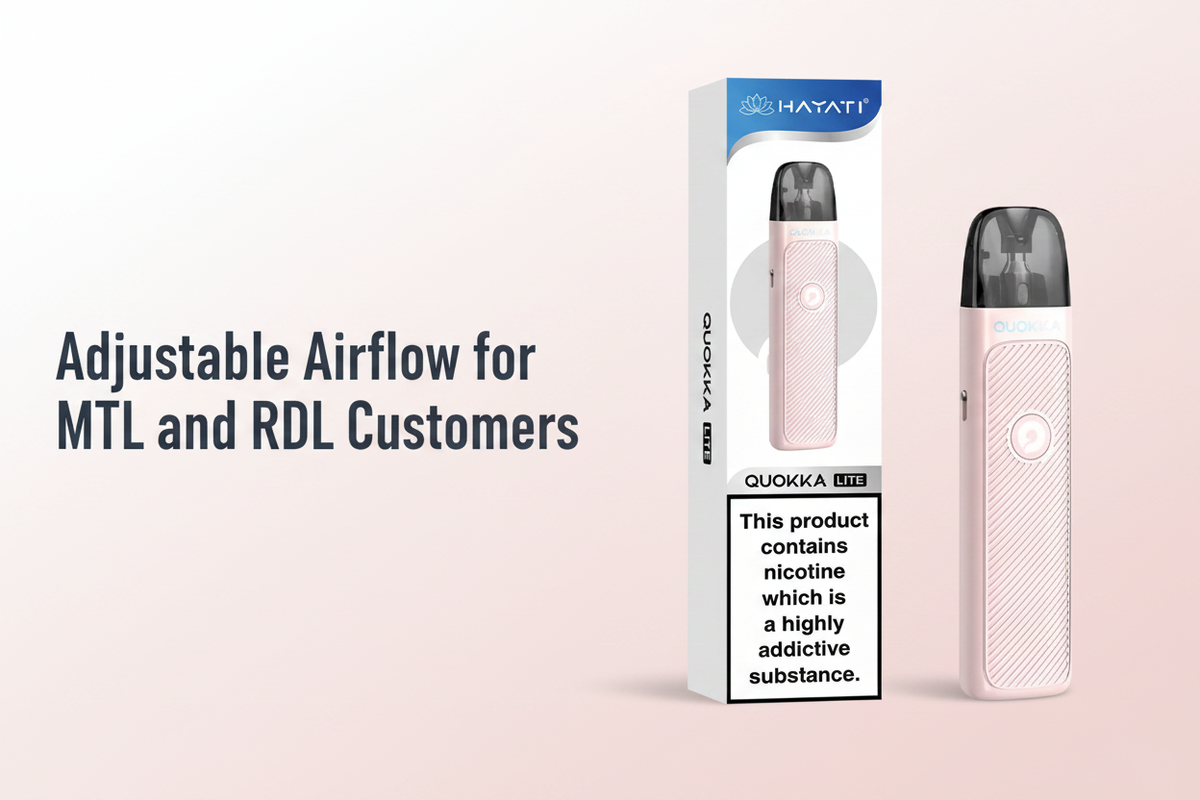 Adjustable Airflow for MTL and RDL Customers