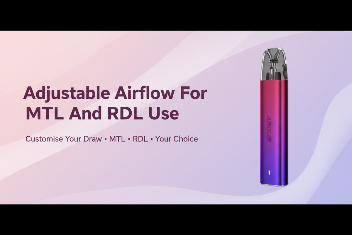 Adjustable Airflow For MTL And RDL Use