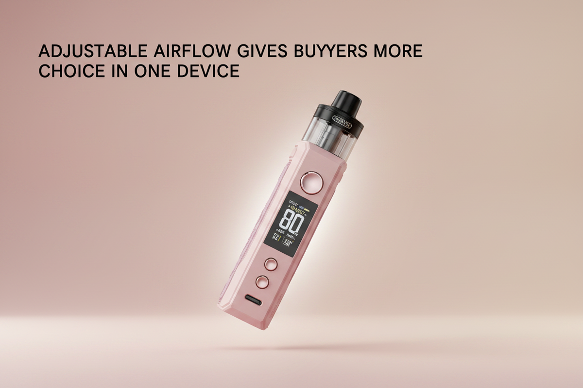 Adjustable Airflow Gives Buyers More Choice In One Device