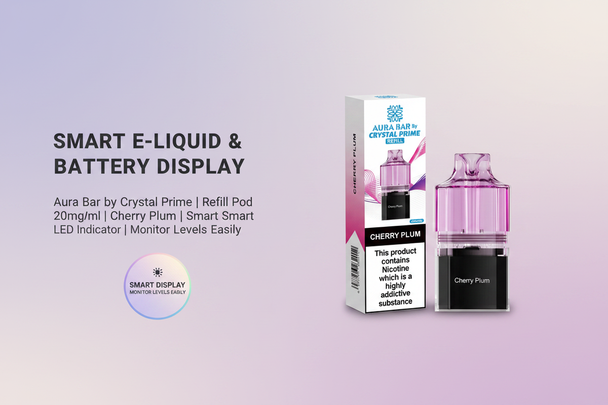 Smart E-liquid & Battery Display