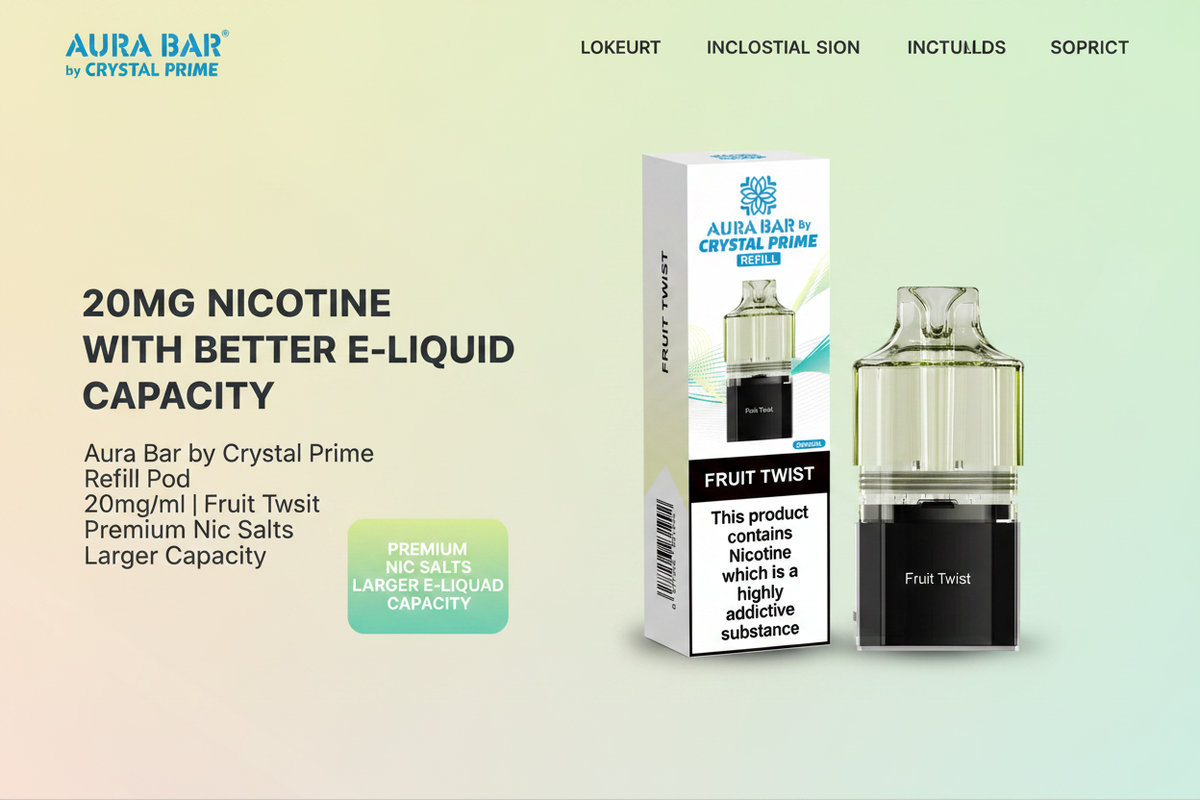 20mg Nicotine with Better E-Liquid Capacity