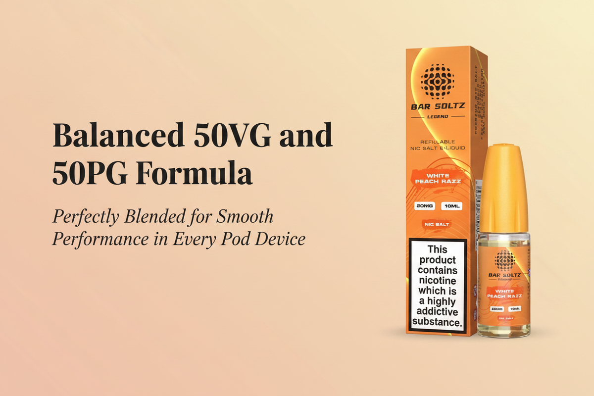Balanced 50VG and 50PG Formula