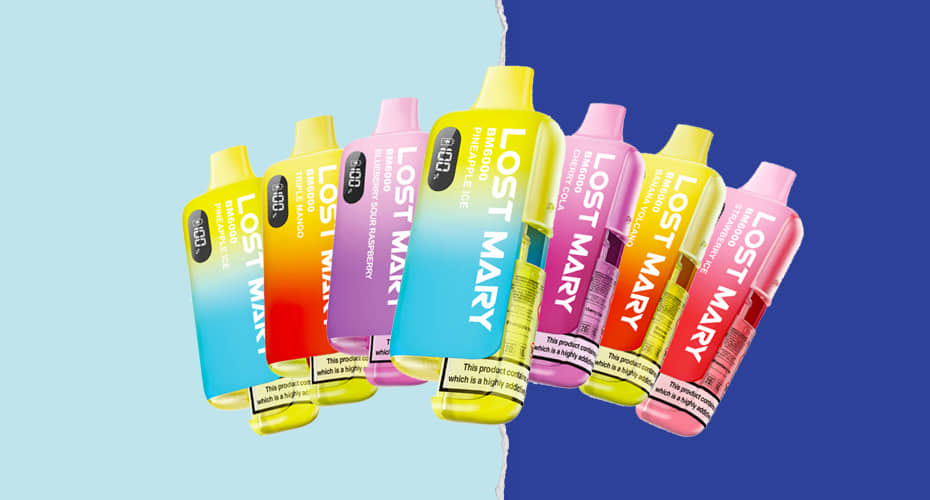 Lost Mary BM6000 Refillable Vape Flavours