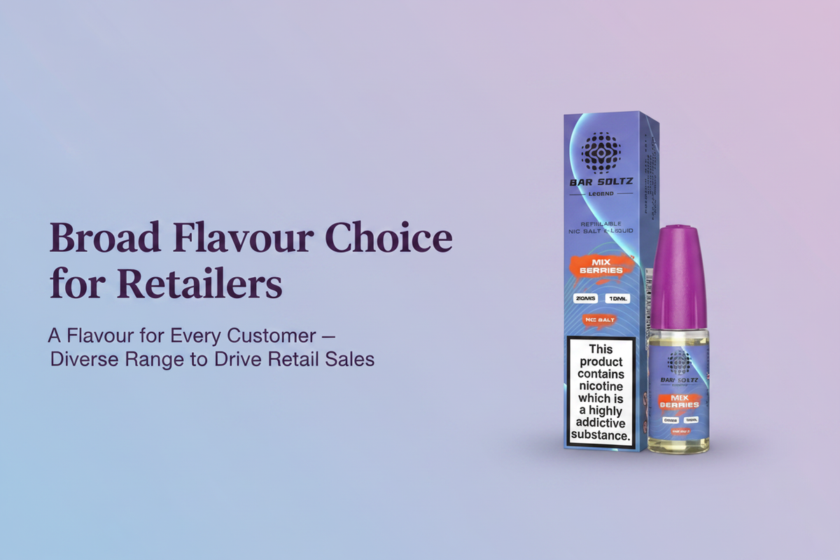 Broad Flavour Choice for Retailers