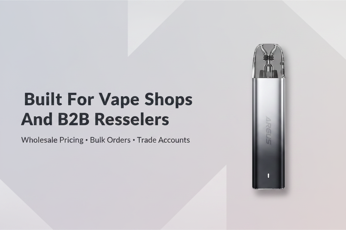 Built For Vape Shops And B2B Resellers