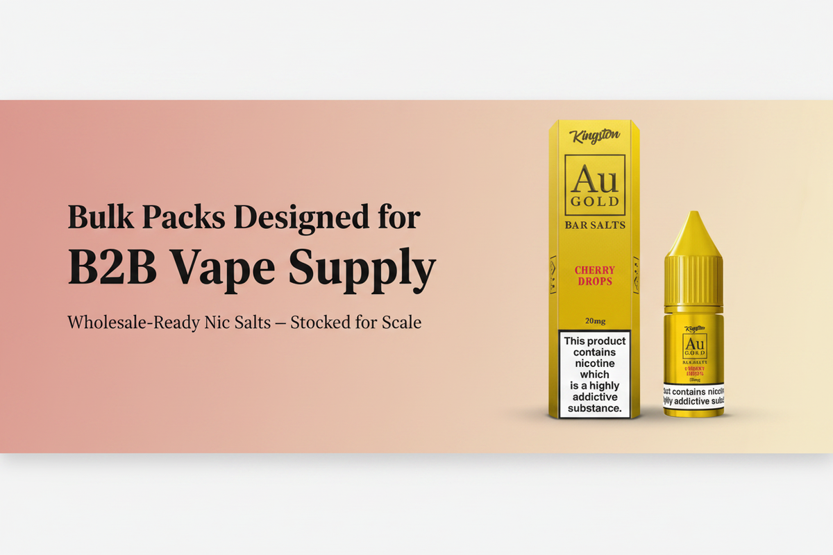 Bulk Packs Designed for B2B Vape Supply