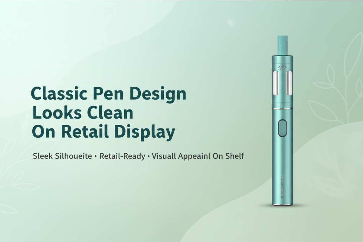 Classic Pen Design Looks Clean On Retail Display