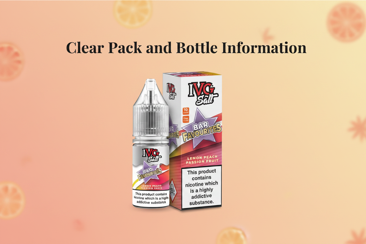 Clear Pack and Bottle Information