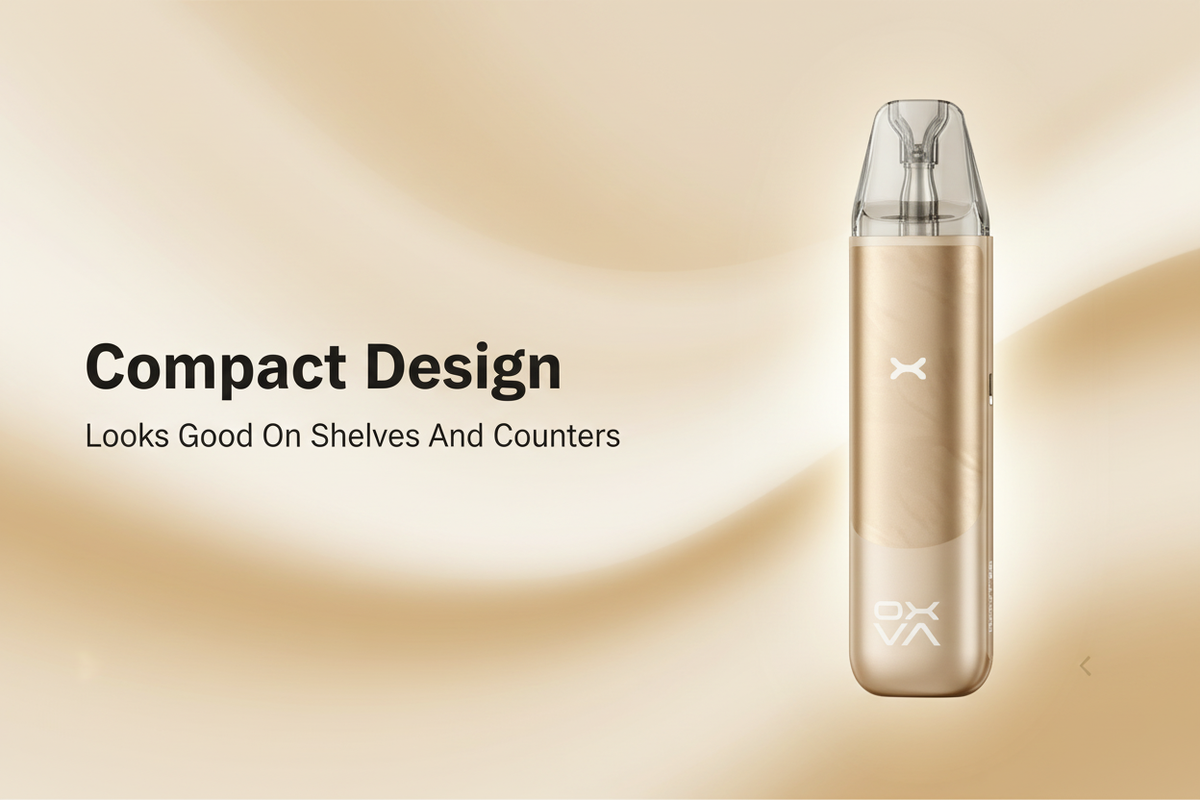 Compact Design Looks Good on Shelves and Counters