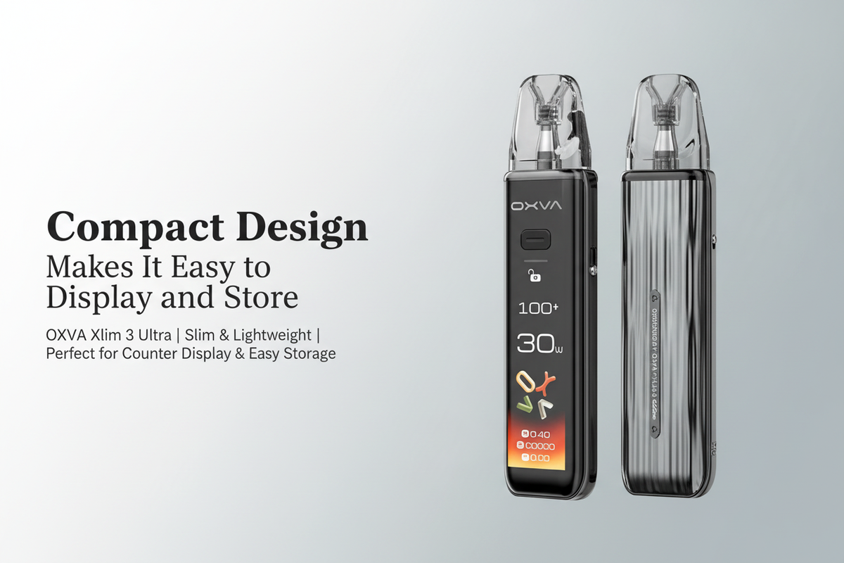 Compact Design Makes It Easy to Display and Store
