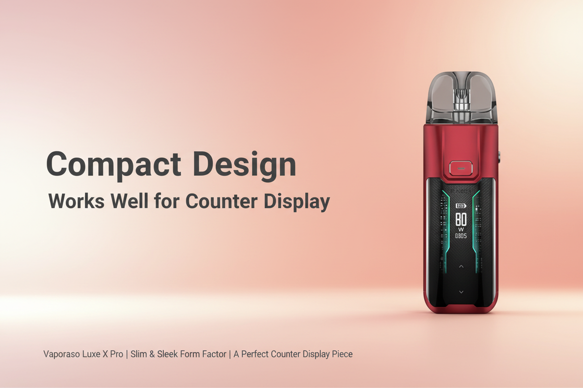 Compact Design Works Well for Counter Display
