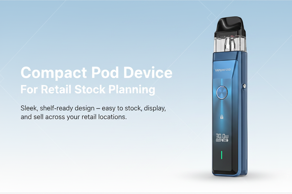 Compact Pod Device For Retail Stock Planning